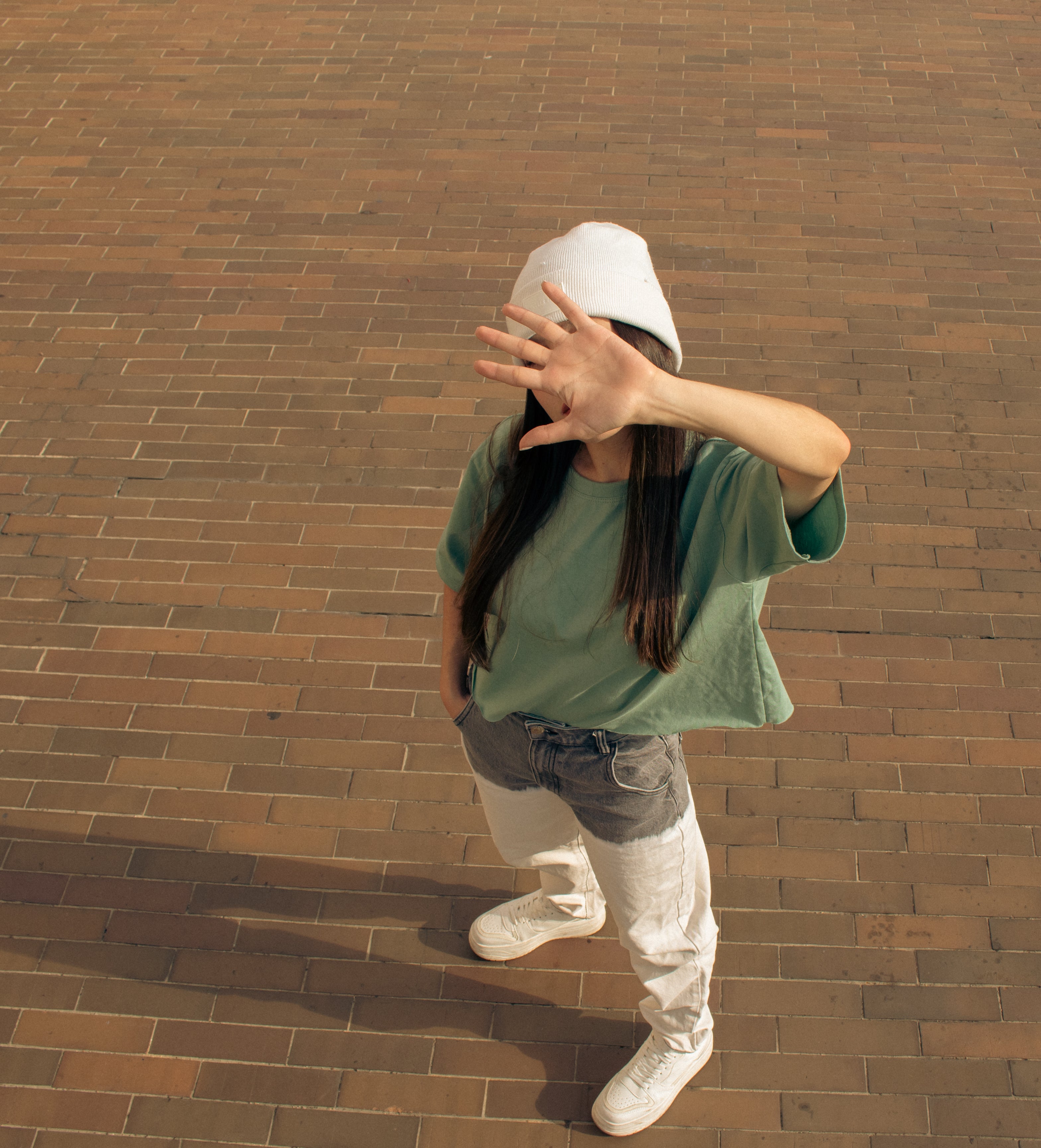 Camiseta Overlook Verde Botella – Estilo Urbano y Comodidad Oversized