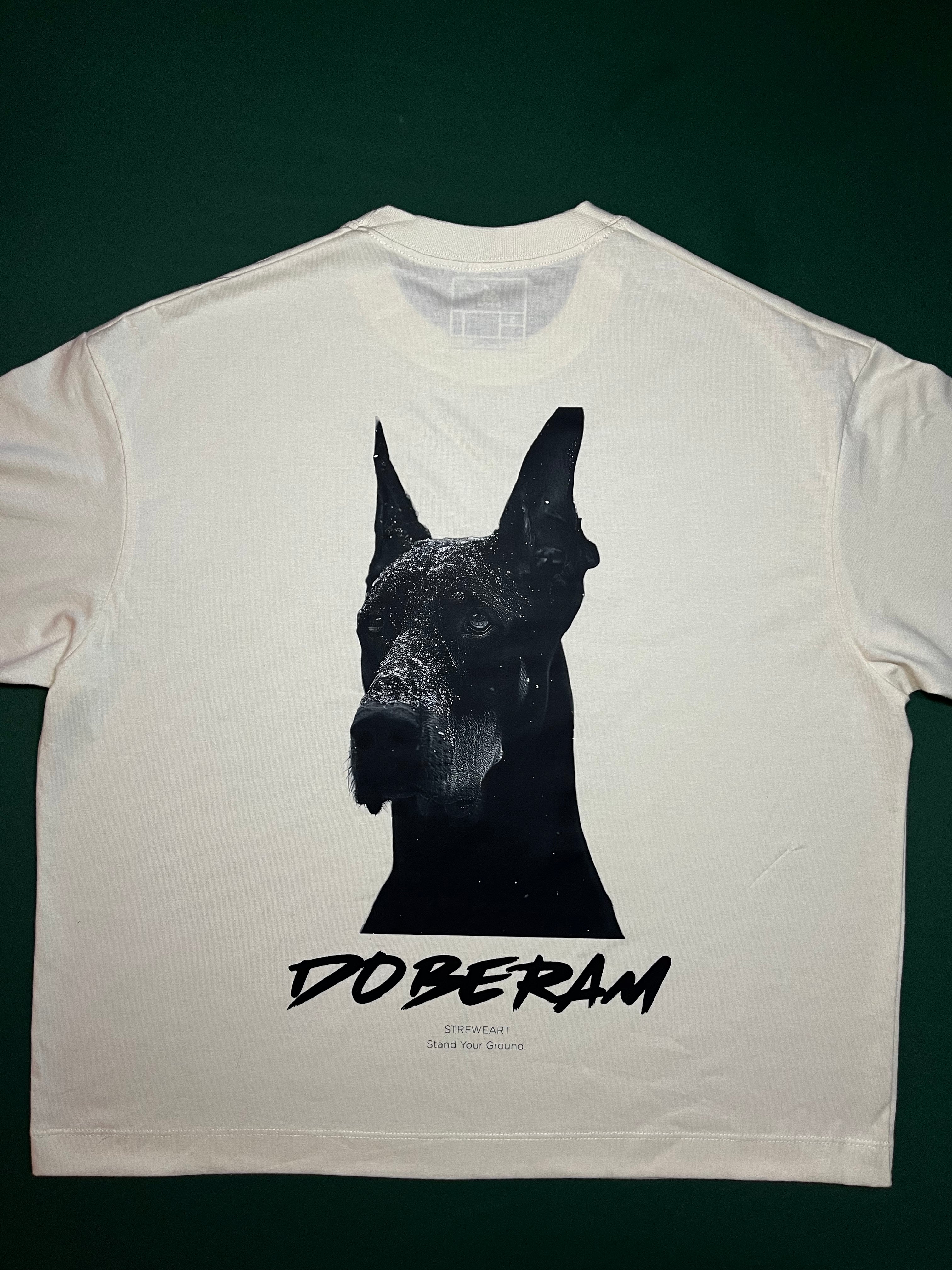Doberman Division Boxy Tee – Camiseta Oversize 100% Algodón