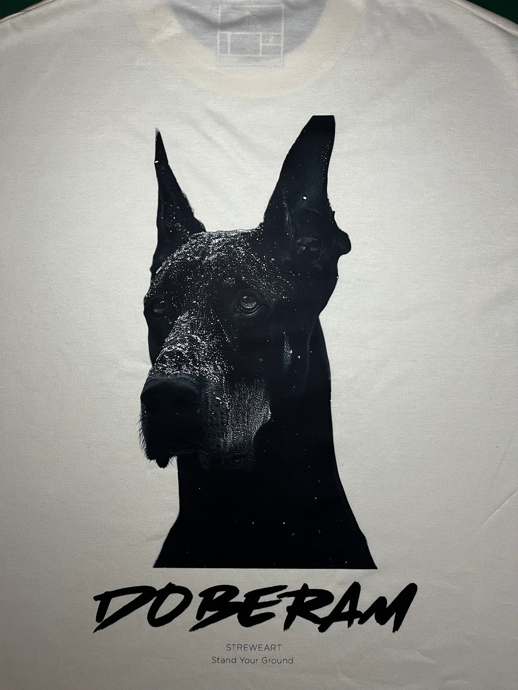 Doberman Division Boxy Tee – Camiseta Oversize 100% Algodón
